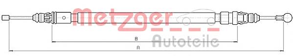 Compre 474677 Peugeot/Citroen Cabo traseiro direito/esquerdo do freio de estacionamento