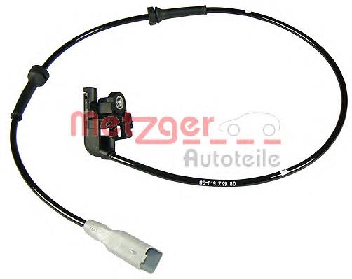 Sensor ABS traseiro 1060097 Kamoka