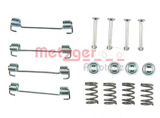 Kit de montagem das sapatas traseiras de tambor 1050619 Quick Brake