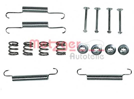 1050020 Metzger Kit de reparação dos freios traseiros