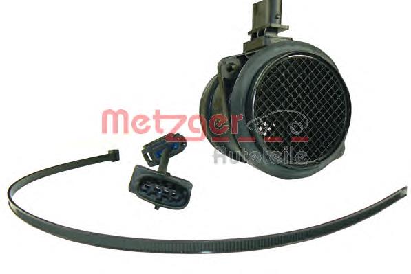 Sensor de fluxo (consumo) de ar, medidor de consumo M.A.F. - (Mass Airflow) 0890216 Metzger