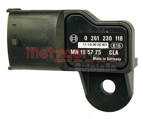 Sensor de pressão no coletor de admissão, MAP 0261230443 Bosch