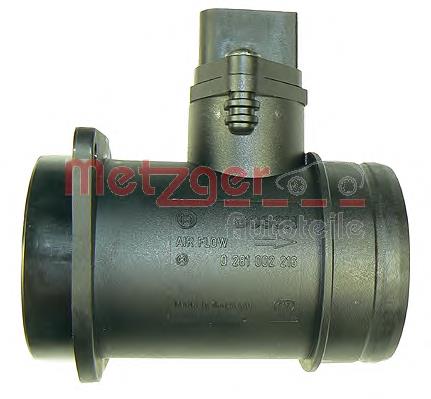 Sensor de fluxo (consumo) de ar, medidor de consumo M.A.F. - (Mass Airflow) 028906461V VAG