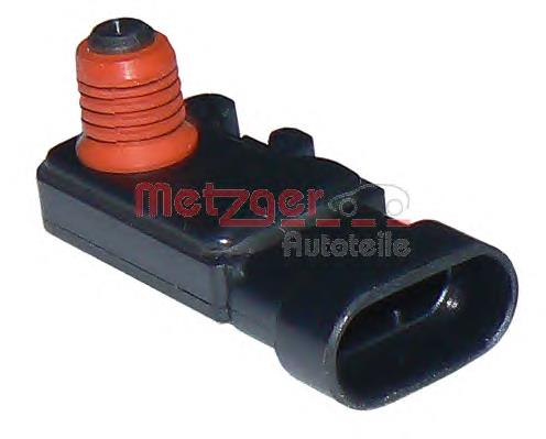 Sensor de pressão no coletor de admissão, MAP 0906047 Metzger
