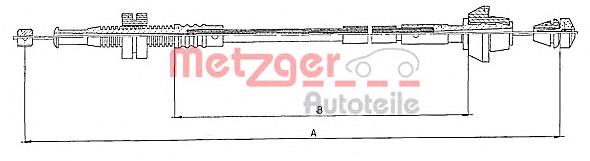 Cabo/pedal de gás (de acelerador) para Ford Fiesta Mk3 GFJ