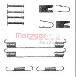 Kit de reparação dos freios traseiros 6R0698545 VAG