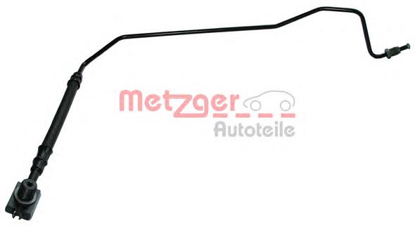 4119356 Metzger Mangueira do freio traseira esquerda