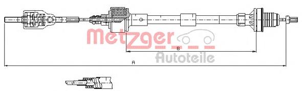 Cabo de embraiagem Maxgear 321183
