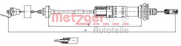 Cabo de embraiagem Peugeot/Citroen E074390 preço, a partir de 27,19 USD