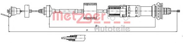909304 SPJ Cabo de embraiagem
