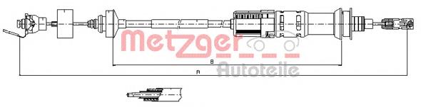 Compre 1487268080 Fiat/Alfa/Lancia Cabo de embraiagem