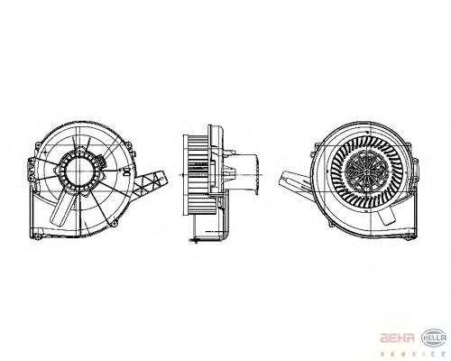 Motor de ventilador de forno (de aquecedor de salão) 0530220002 Depo/Loro/Abakus