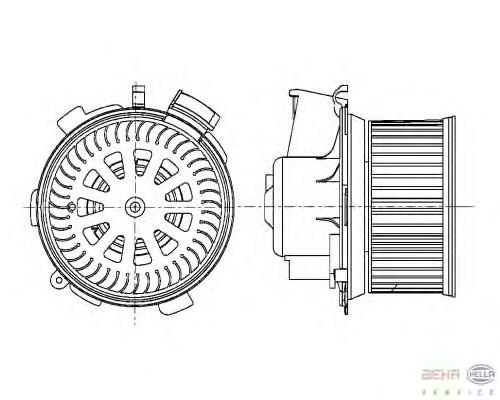 Motor de ventilador de forno (de aquecedor de salão) VALEO 715235 preço, a partir de 106,77 USD