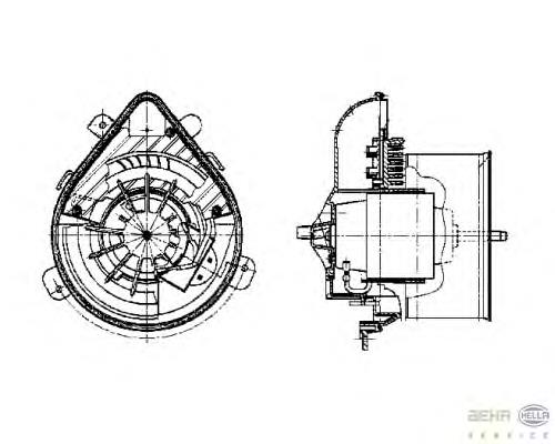 Motor de ventilador de forno (de aquecedor de salão) Peugeot/Citroen 644100 preço, a partir de 30,73 USD