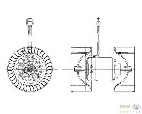 Motor de ventilador de forno (de aquecedor de salão) BMW 64119071946 preço, a partir de 80,77 USD