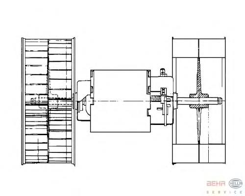 Motor de ventilador de forno (de aquecedor de salão) Mercedes A0008307908 preço, a partir de 128,91 USD