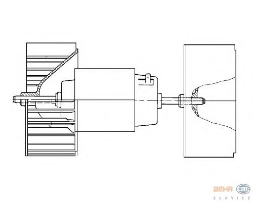 Motor de ventilador de forno (de aquecedor de salão) Mercedes A0008306208 preço, a partir de 590,07 USD
