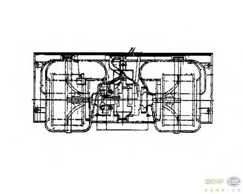 Motor de ventilador de forno (de aquecedor de salão) Mercedes A0008309308