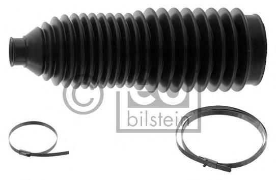 460144 Cautex Bota de proteção esquerda do mecanismo de direção (de cremalheira)