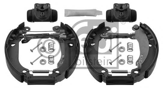 Sapatas do freio traseiras de tambor 6001551409 Renault (RVI)