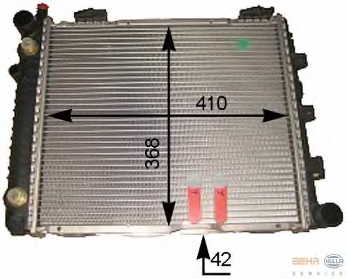 Compre 50140801 Polcar Radiador de esfriamento de motor