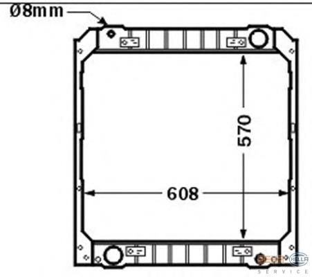 Compre 730380 VALEO Radiador de esfriamento de motor