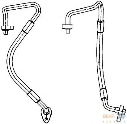Compre 1306787 Ford Mangueira de aparelho de ar condicionado, desde o compressor até o radiador