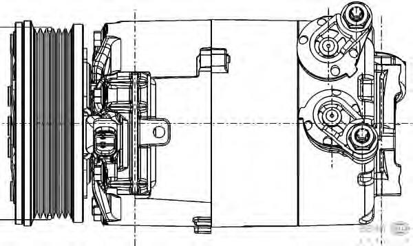 1791013 Ford Compressor de aparelho de ar condicionado