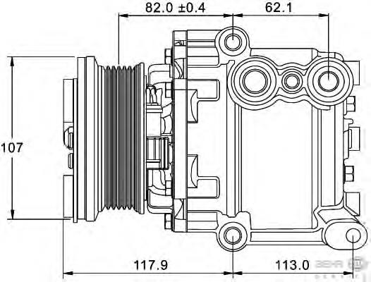 Compressor de aparelho de ar condicionado Ford 1681193 preço, a partir de 87,89 USD