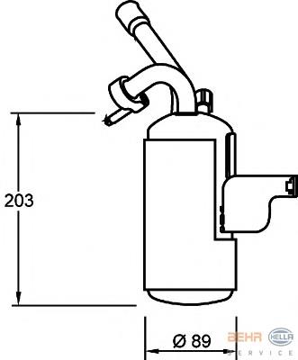 Tanque de recepção do secador de aparelho de ar condicionado Ford 1211222 preço, a partir de 40,54 USD