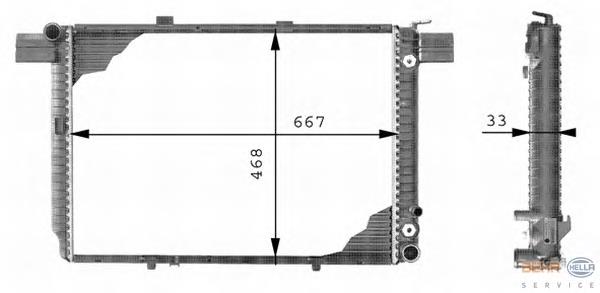 Compre 7705167 Kamoka Radiador de esfriamento de motor