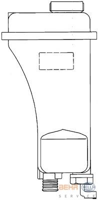 8MA376705411 HELLA Tanque de expansão do sistema de esfriamento