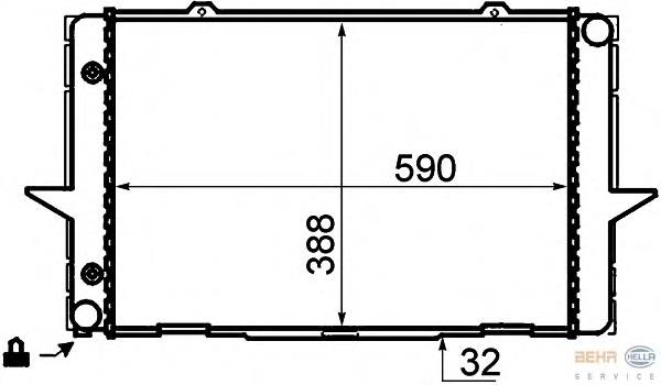 Compre 8601358 Volvo Radiador de esfriamento de motor