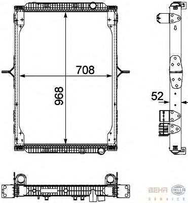 Compre 63786 Nissens Radiador de esfriamento de motor