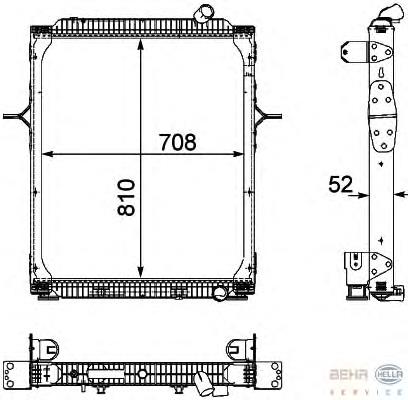 Compre 5010619804 Renault (RVI) Radiador de esfriamento de motor