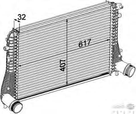 Compre 1332J81 Polcar Radiador de intercooler