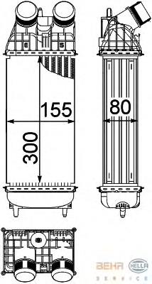 Radiador de intercooler Frig AIR 07083005