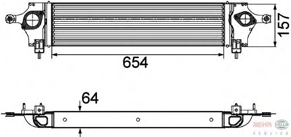 Compre 14461JG70B Nissan/Infiniti Radiador de intercooler