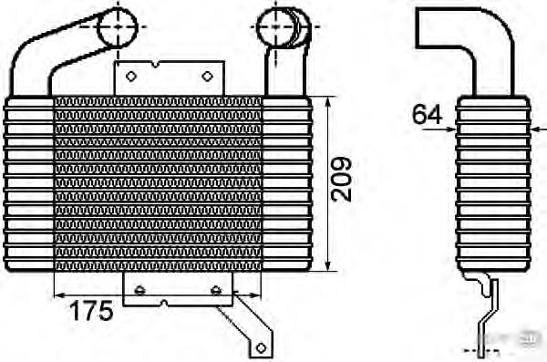 Radiador de intercooler Mazda 626 V GF