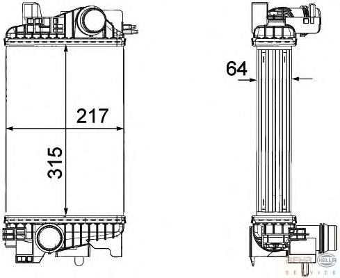 Compre 13283253 Opel Radiador de intercooler