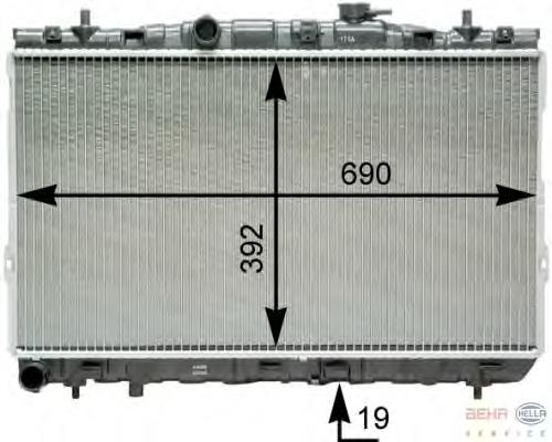 Compre 253102C106 Hyundai/Kia Radiador de esfriamento de motor