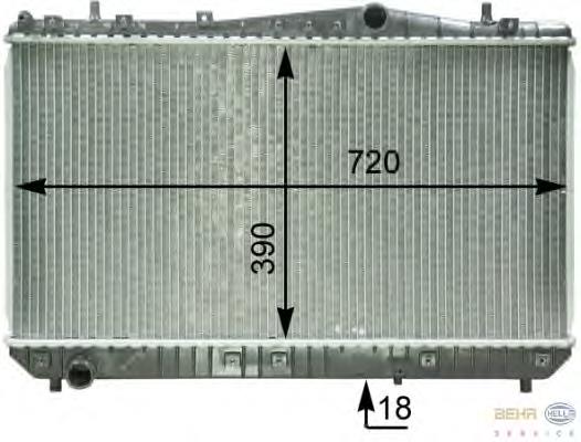 Radiador de esfriamento de motor General Motors 96813422 preço, a partir de 106,06 USD