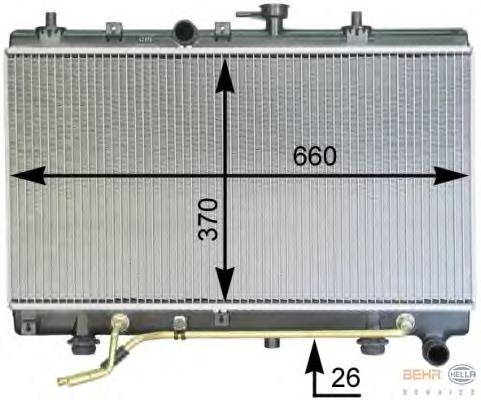 Compre 53119 NRF Radiador de esfriamento de motor