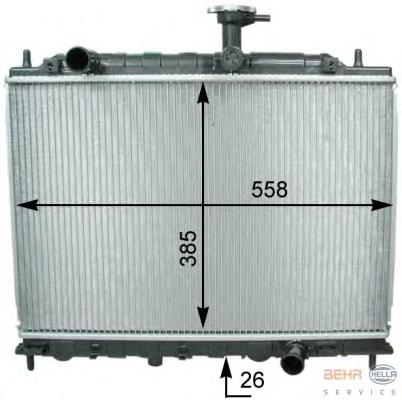 Compre 253101GXXX Hyundai/Kia Radiador de esfriamento de motor