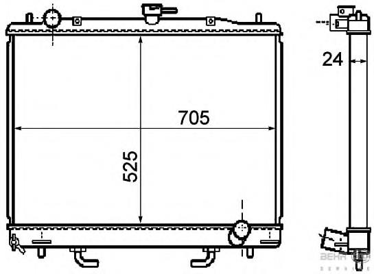 Compre MR529225 Mitsubishi Radiador de esfriamento de motor