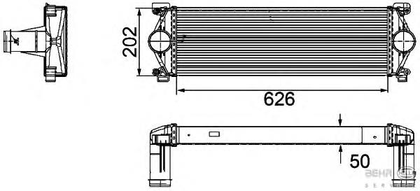 Compre 7420866948 Renault (RVI) Radiador de intercooler