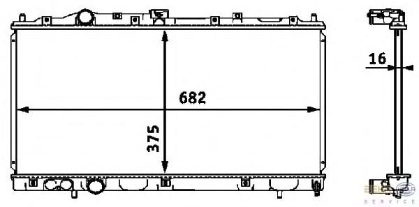 Compre M156I49 NPS Radiador de esfriamento de motor