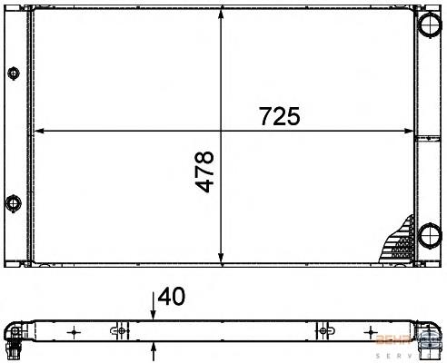 Radiador de esfriamento de motor VAG 4E0121251E preço, a partir de 245,43 USD