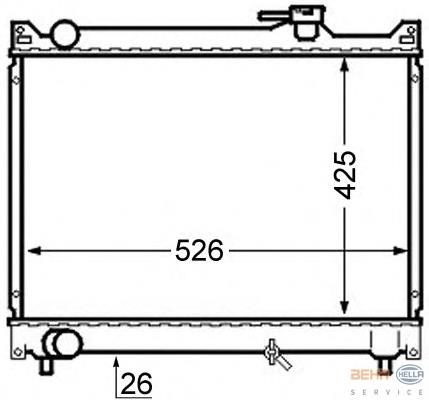 Compre PL100832 Koyorad Radiador de esfriamento de motor