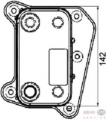 Radiador de óleo Nissens 90581 preço, a partir de 47,62 USD